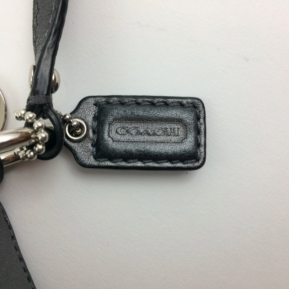 Coach Bags Coach Shoulder Mini Bag Blue Satin Purse Emblem Poshmark